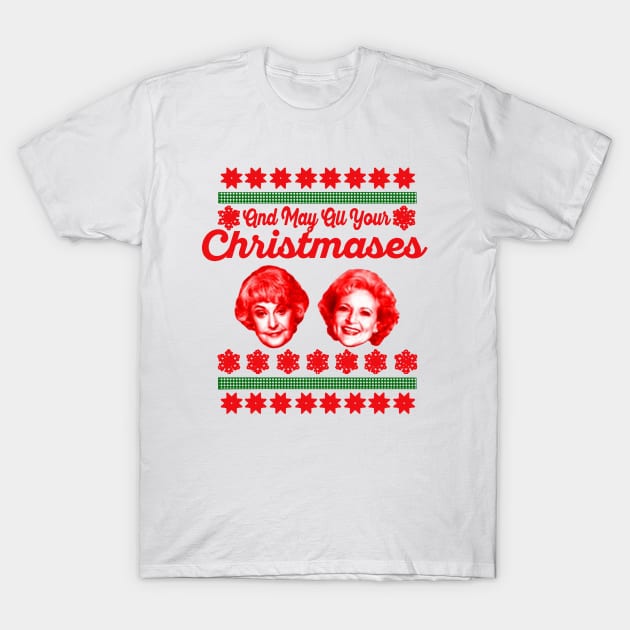 Golden Girls Christmas T-Shirt by fl0ydjohnson